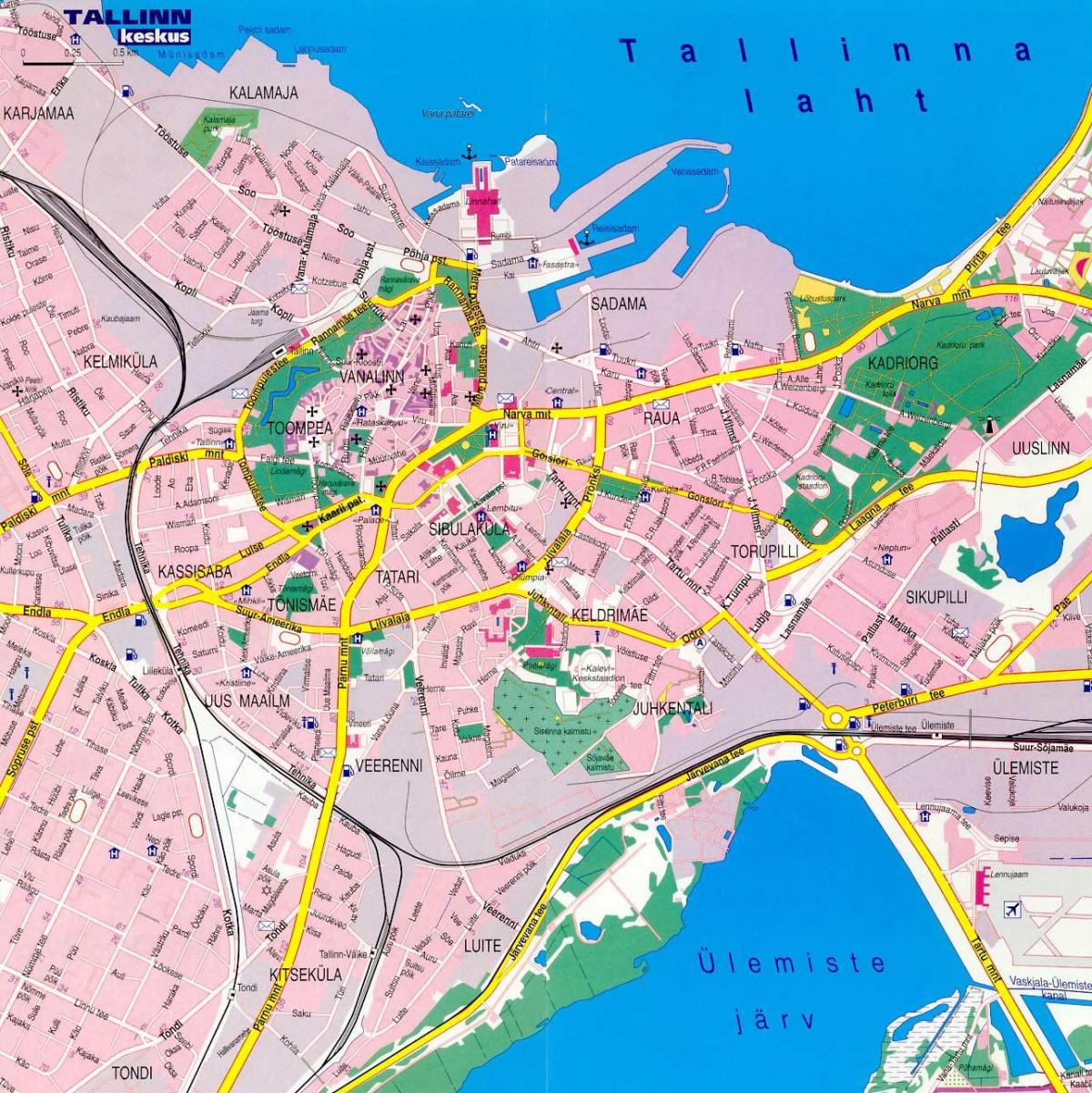 نقشہ کے ایسٹونیا کے ٹالن 